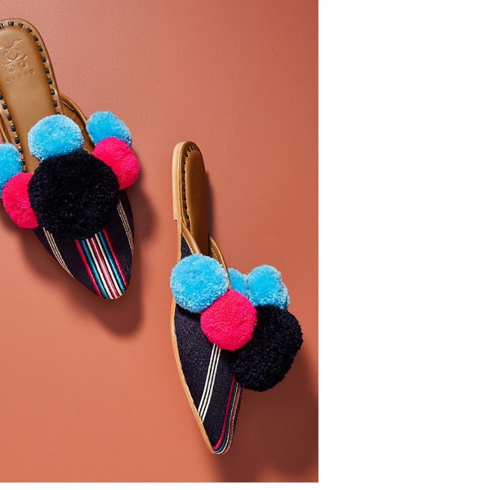 FIGUE X ANTHROPOLOGIE IRIS SLIDES - Picture 1 of 5